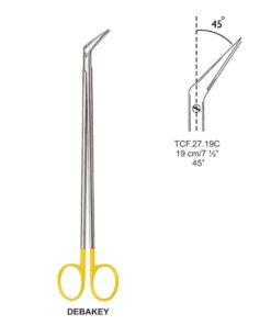Tc-Debakey Vascular Scissors, Angled 45°, 19Cm  (Tcf.27.19C)
