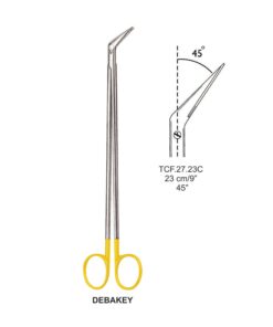 Tc-Debakey Vascular Scissors, Angled 45°, 23Cm  (Tcf.27.23C)