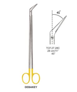 Tc-Debakey Vascular Scissors, Angled 45°, 28Cm  (Tcf.27.28C)