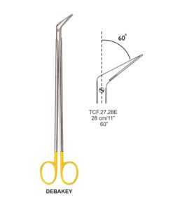 Tc-Debakey Vascular Scissors, Angled 60°, 28Cm  (Tcf.27.28E)