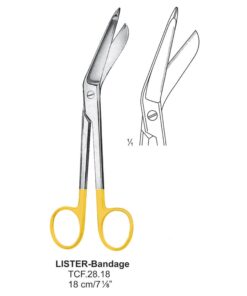 Tc-Lister Bandage Scissors, 18Cm (Tcf.28.18)