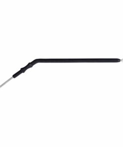 Reusable Angle 45 Hemisphere Electrode, Straight 13Cm, Dia 5Mm, Black (E-3-1215)