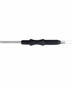 Resuable Wire Loop Electrode Elongated, Straight 7Cm, Black (E-3-505)