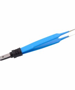 Reusable Bipolar Mcpherson Forceps, Straight, 10 Cm, 1 Mm Tip , European Plug, Moulded (5-2760-Dbl)