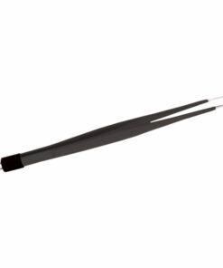 Reusable Bipolar, Semkin Forceps, Straight Non Stick, With American Plug, 14 Cm Length, 0.7Mm Tip, Black (E-8-5130)