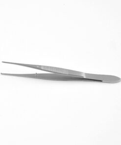 Tissue Forceps   Delicate Iris-Graefe Teeth 10Cm   Curved (A360-4213)