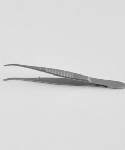 Tissue Forceps   Delicate Iris-Graefe Teeth 10Cm   Curved (A360-4215)