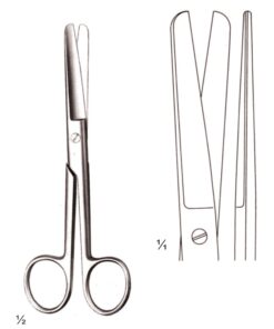 Operating Scissors Standard B/B Straight 14.5Cm (B-006-14)