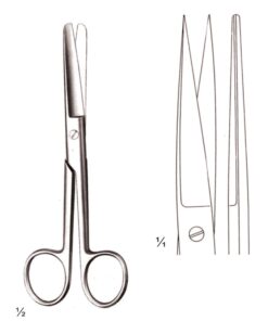 Operating Scissors Standard S/S Straight 14.5Cm (B-008-14)