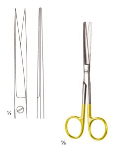 Scissors Delicate S/S Straight Tc 14.5Cm (B-014-14Tc)