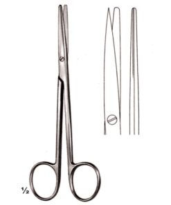 Metzenbaum Scissors S/B Straight 14.5Cm (B-023-14)