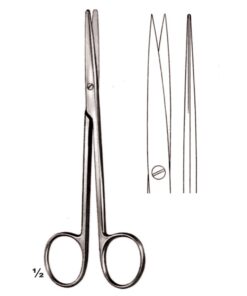 Metzenbaum Scissors S/S Straight 14.5Cm (B-024-14)