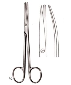 Metzenbaum Scissors S/B Curved 14.5Cm (B-026-14)