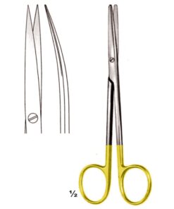 Metzenbaum Scissors S/S Curved Tc 14.5Cm (B-027-14Tc)