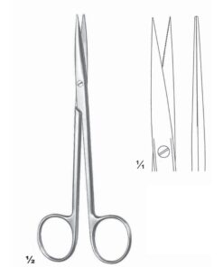 Metzenbaum Scissors S/S Straight 14.5Cm Toothed (B-033-14)