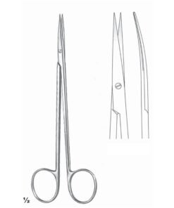 Nerve Dissecting Scissors S/S Curved 15.5Cm (B-036-15)