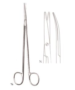 Metzenbaum-Fino Scissors B/B Curved 18Cm Slender Pattern (B-044-18)