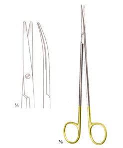 Metzenbaum-Fino Scissors B/B Curved Tc 18Cm Slender Pattern (B-044-18Tc)