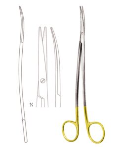 Metzenbaum-Fino Scissors B/B Curved Tc 18Cm S Shaped (B-045-18Tc)