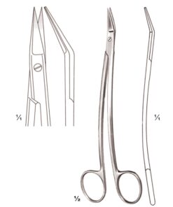 Dean Scissors S/S Curved 17Cm Angled Upwards (B-053-17)