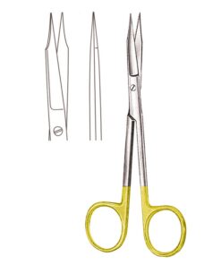 Goldmann-Fox Scissors S/S Straight Tc 13Cm (B-055-13Tc)