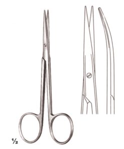 Delicate Scissors S/S Curved 11.5Cm (B-065-11)