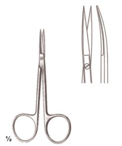Scissors S/S Curved 10Cm (B-069-10)
