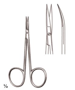 Scissors S/S Curved 9Cm Very Delicate (B-073-09)