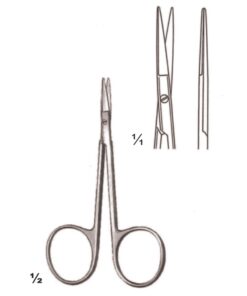 Bonn Scissors S/S Straight 9Cm (B-075-09)
