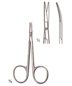 Bonn Scissors S/S Curved 9Cm (B-076-09)