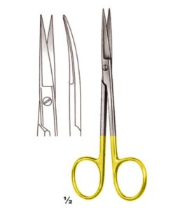 Scissors S/S Curved Tc 11.5Cm (B-078-11Tc)