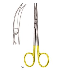 Scissors S/S Curved Tc 11.5Cm (B-079-11Tc)