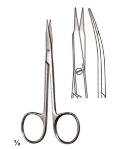 Stevens Scissors S/S Curved 11.5Cm Sharp (B-084-11)