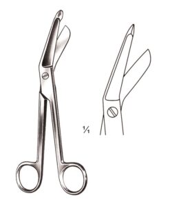 Lister Scissors Curved 9Cm (B-094-09)