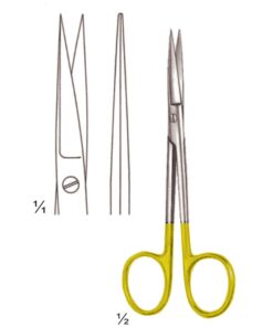 Wagner Scissors S/S Straight Tc 12Cm (B-099-12Tc)