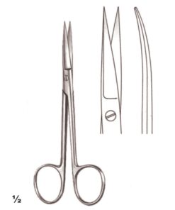 Wagner Scissors S/S Curved 12Cm (B-100-12)
