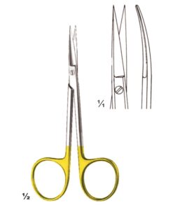 Scissors S/S Curved Tc 11.5Cm (B-105-11Tc)