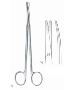 Metzenbaum Scissors B/B Curved 18Cm Fine Cutting Edge (B-108-18)