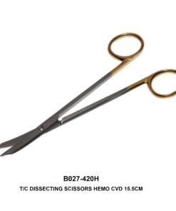 T/C Dissecting Scissors Hemo Cvd 15.5Cm (B027-420H)
