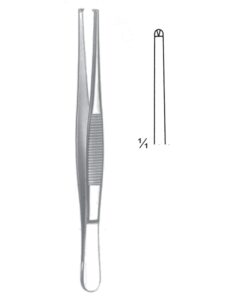 Forceps 1:2 Straight 13Cm Standard Pattern (C-019-13)