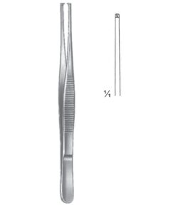 Forceps 1:2 Straight 13Cm Slender Pattern (C-024-13)