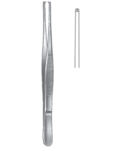 Forceps 1:2 Straight 16Cm Slender Pattern (C-026-16)