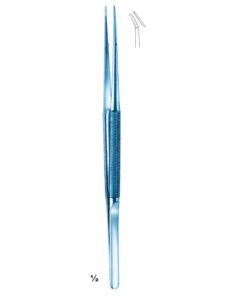 Forceps Curved Ti 15Cm Diamond Dust Jaw 6,0 X 0,8 Mm (C-042-15)