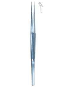 Forceps 1:2 Curved Ti 18Cm Diamond Dust Jaw 6,0 X 0,8 Mm (C-068-18)