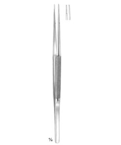 Forceps 1:2 Straight 15Cm Stainless Steel Diamond Dust Jaw 6,0 X 0,4 Mm (C-071-15)