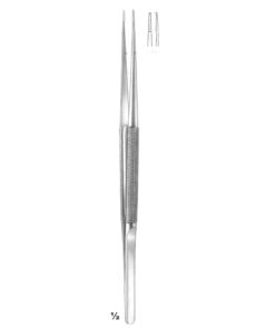 Forceps 1:2 Straight 15Cm Stainless Steel Diamond Dust Jaw 6,0 X 0,7 Mm (C-073-15)