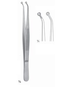 Dressing & Tissue Forceps Curved 16Cm Suture And Membrane Forceps 1,6 Mm