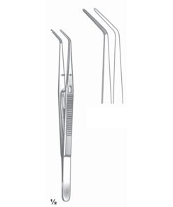London-College Forceps Curved 15Cm With Lock (C-092-15)