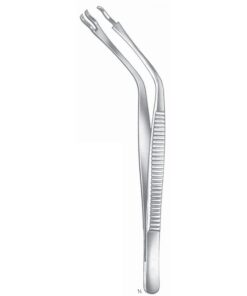 Forceps Curved 20Cm Seizing And Sterilizing Forceps (C-096-20)