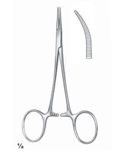 Halsted-Mosquito Artery Forceps Curved 12.5Cm (D-003-12)